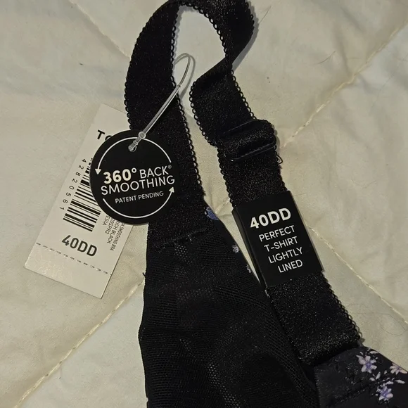 Torrid Black Mermaid Print Perfect T-shirt Lightly Line Bra - Picture 2 of 3